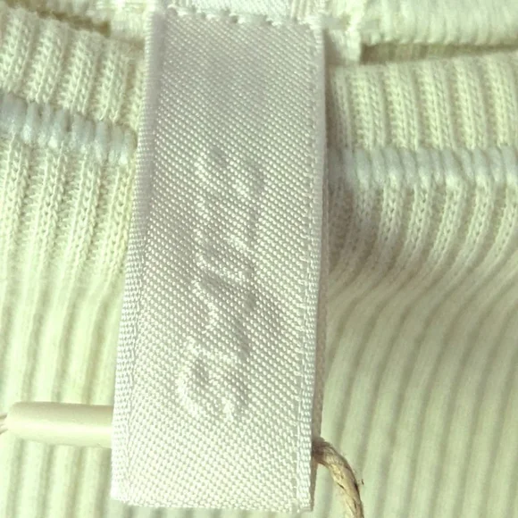 SKIMS Bone Color Soft Cotton Fine Rib Dipped Thong Plus sz 3X NWT - Picture 5 of 10